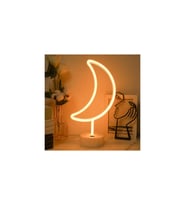 Eşe Sevgiliye Doğum Günü Sevgililer Günü Hediyesi Ay Neon LED Lamba Ay Gece Lambası