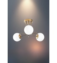 Vireon Sarkıt Avize– 4 Farklı Renk Seçenekli Modern Tasarım Avize (Eskitme Altın)
