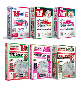 2027 YKS-TYT-AYT Tıpkı-Karma-Çıkmış Güncel Türkiye Geneli Deneme Paketi (55 Adet)