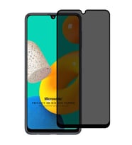 Microsonic Samsung Galaxy M32 4G Privacy 5D Gizlilik Filtreli Cam Ekran Koruyucu Siyah