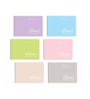 Gıpta Pastels Tel Dikişli PP Kapak Perforajlı Resim Defteri 25x35 cm 32 yp