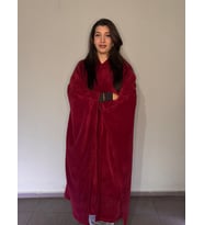Giyilebilir Battaniye Siyah (Kırmızı)