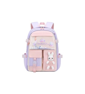 Color Bags 7 Bölmeli Aksesuarlı Su Geçirmez Okul Çantası B25 Asorti