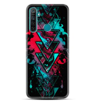 Realme 5i 5 Pro 6i 7 Pro 8 Kılıf Desemli Silikon Down 1719