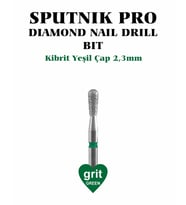 Elmas Kibrit Freze Yeşil Çap 2,3mm