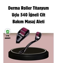 Dermaroller Titanyum 540 İğneli 1 mm Cilt Yenileme ve Anti Aging Etkisi