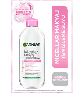 GARNIER KUSURSUZ MAKYAJ TEMİZLEME SUYU 400 ML