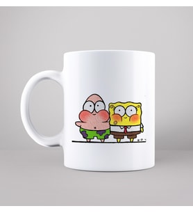 Sünger Bob & Petrick Tasarımlı Kupa