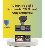 TA-01 2.0 İnç Ekranlı 3 Kanallı Araç Kamerası
