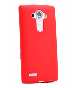 LG G4 Uyumlu Kılıf Zore Premier Silikon Kapak (Kırmızı)