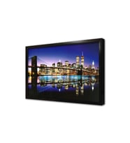 New York Gece Çerçeveli Mdf Tablo