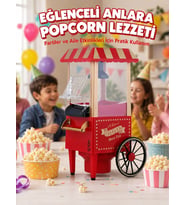 Sıcak Hava Teknolojili Yapışmaz Popcorn Makinesi