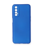 Realme 7 Kılıf First Silikon - Mavi