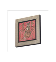 Çello Çalan Kedi Baskılı MDF Magnet 7X7