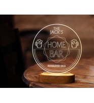 BK Gift Kişiye Özel Bar Tasarımlı Led Lamba, Gece Lambası, Ev Dekorasyonu, Işıklı Pleksi Biblo-11