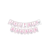 Zikzak Banner Pembe Fil Iyi Ki Doğdun M360