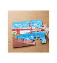 Deniz - Köprü - Martı Tasarımlı 24 Parça Ahşap Çocuk Puzzle MPK0126