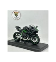 H2R Maket - 1:18 Diecast Siyah Yeşil Model