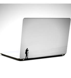 Fotoğrafçı Minimal Laptop Sticker 13 İnch (34X24CM)