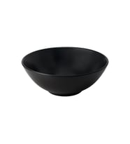 Seramik Kase, Mat Koyu Gri, 16 cm