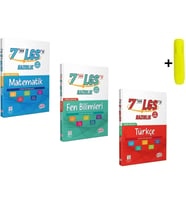 Editör Yayınları 7’den LGS’ye Hazırlık Matematik Fen Türkçe Seti Yeni
