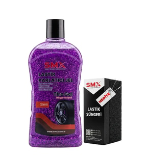 Mor Simli Jel Lastik Parlatıcı 500 Ml + Sünger Hediye