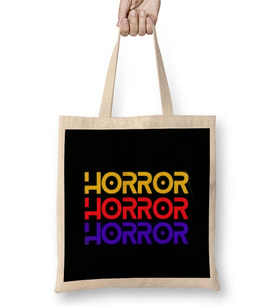 Horror Horror Horror Bez Çanta Uzun Saplı
