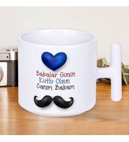 Babalar Günün Kutlu Olsun Canım Babam Baskılı Babalar Gününe Özel T Kupa Bardak-3