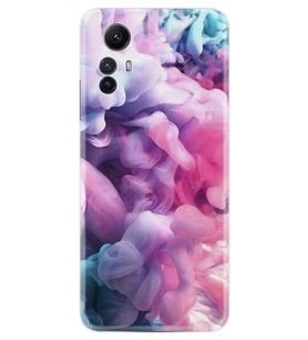 Xiaomi Redmi Note 12S Kılıf Resimli Desenli Baskılı Silikon Pink Cloud 1305