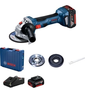 Bosch Gws 180 Li- 18 Volt 4 Amper Çift Batarya 125 mm Akülü (Mavi)