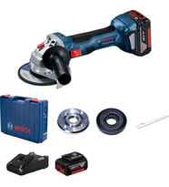Bosch Gws 180 Li- 18 Volt 4 Amper Çift Batarya 125 mm Akülü (Mavi)