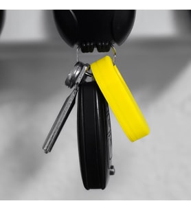 Lexroo SmartTag2 ile Uyumlu Kılıf Darbelere ve Suya Dayanıklı Smart Tag 2 Plastik Koruyucu (Sarı)