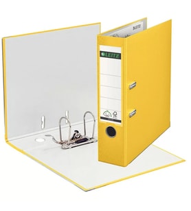Leitz 1010 Sarı Geniş Plastik Klasör