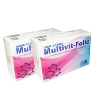 Multivit-Folic Folik asit, Kalsiyum, Magnezyum, Bor 30 Kapsül - 2'li