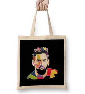 Lionel Messi Art Bez Çanta Uzun Saplı