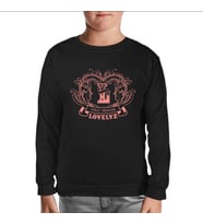 Lovelyz - Logo Siyah Çocuk Sweatshirt