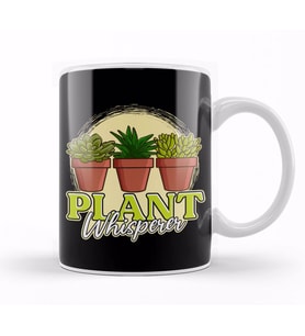 Funny Plant Whisperer Gardening Pun Kupa Bardak Porselen