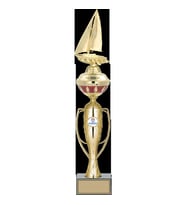 ODAK KUPA - Figürlü Kupalar - Yelken Figürlü Kupalar FG-073 C - 51 cm