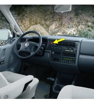 VW Transporter 1999-03 Kırmızı Üçgen Dörtlü Flaşör Düğmesi 6N0953235B