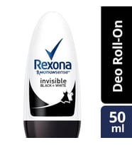 Rexona Women Invisible Dry Black White  Roll On X 2 Adet