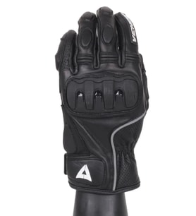 Motosiklet D1 Kısa Deri Full Koruma Leather Motorcu Eldiveni