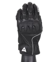 Motosiklet D1 Kısa Deri Full Koruma Leather Motorcu Eldiveni