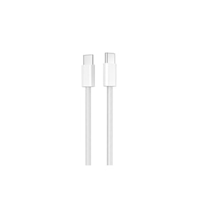 60W Type-C Şarj Kablosu 2 Metre USB-C Data Hızlı Şarj Kablosu (Beyaz)