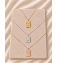 Kişiye Özel Minimalist Hamster Kolye 925K Gümüş