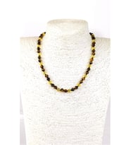 KAPLANGÖZÜ SİTRİN KOLYE 6 MM