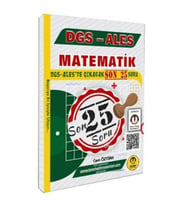 Tasarı DGS ALES Matematik Son 25 Çıkacak Soru Bankası
