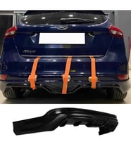 Ford Focus 3.5 HB Arka Ek Difüzör Siyah Plastik 2015 2016 2017 2018 Arka-difizör-bodykit-ek-karlık