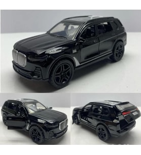 Diecast, Metal Oyuncak Araba Bmw X7 Jip 12.5 Cm Çek Bırak Model Araba Bagaj Açılır