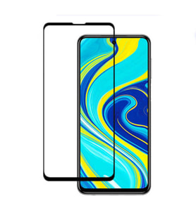 Xiaomi Redmi Note 9S Uyumlu Zore Kenarları Kırılmaya Dayanıklı Cam Ekran Koruyucu