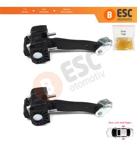 Opel Astra H 4/5 Kapı 2004-2014  5160252 13107851 İçin 2 EA Arka Sağ ve Sol Kapı Gergi Yayı
